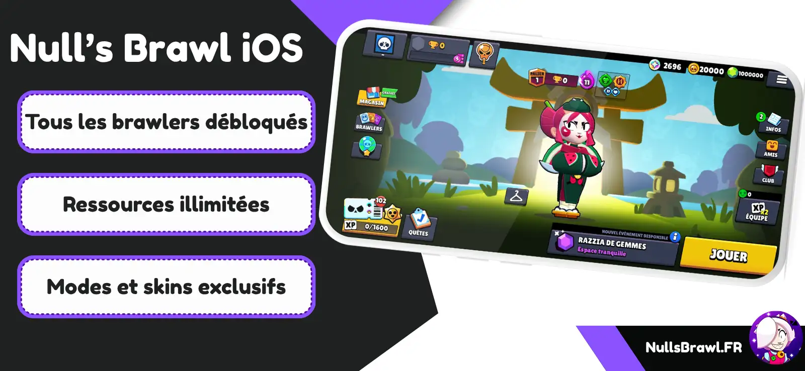 À propos de Null’s Brawl iOS.